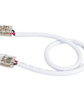 Top Shelf 24Vdc Tape Light Joiner Cable 12 Inch Black Flexible Wiring Harness for seamless LED connections.