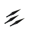 125 Grain Traditional Broadheads For Archery Hunting Dope Screw In Wide Heads 6 Pack Or 12 Pack High Precision CNC Lathe Built