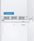 Stack Your Stash In This Pro Grade 24 Inch Stacked All Freezer Running Cold Down To Minus 25 Degrees With Manual Defrost Secure Locking Door Removable Basket Drawers And Clean White Finish For Heavy Duty Storage Needs, showing stacked design.