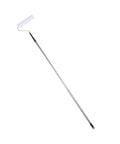 9 Inch Adjustable Paint Roller Set With Telescoping Extension Pole And Woven Fleece Covers For Walls And Ceilings Smooth Glide White Frame Easy Hustle Painting Kit on an aluminum telescopic handle.