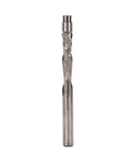Jiawu 1/4 Inch Shank Spiral Flush Cut Router Bit For Precision Wood Trimming High Performance CNC Carving Tools With Durability, detailed view.