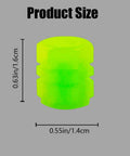 Glow In The Dark Tire Valve Caps Universal Fit For Cars Trucks Motorcycles SUVs And Bicycles With Five Color Pack Of 20, size shown