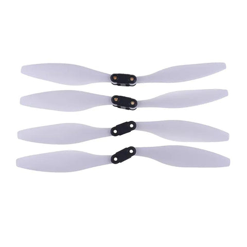Foldable Propellers Set In Red White Black For HS720 HS720E Drone 12 Piece Pack showing four white blades
