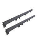 Workhorse Grade Fiber Glass Reinforced Nylon Gear Rack Set Of Two With Solid Steel Insert Tube Three Point Three Foot heavy-duty tracks.