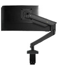 Top Tier Adjustable Monitor Arm With Heavy Duty Desk Clamp Base Built Like A Tank To Hold Nine Kilograms Securely With Fixed Mount.