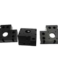 Upgrade Your 3D Printer With This Z Axis Motor Cage Kit For Front Or Back Mounting It Reduces Wobble And Ripple Using Durable Aluminum Alloy Compatible With Standard 42 Stepper Motors And Easy Direct Install, black aluminum 3-piece Z axis motor cage kit