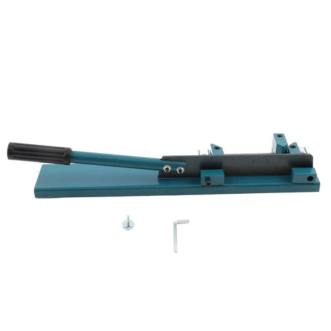 Manual Wire Duct Cutter For PVC Trunking And Open Slot Ducts with adjustable blade and labor saving handle, pro grade blue tool