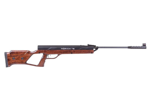 Omnia ZRS Wood Stock Air Rifle.25 Caliber, Recoilless System Delivers 590 FPS for Precise Target Shooting and Small Game Hunting