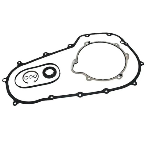 Quality Replacement Badass Primary Gasket Kit Black Oil Seals For Milwaukee Eight Touring Motorcycles 2017 Plus with formed seals and gaskets.