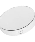 This Awesome Electric Rotating Turntable Display Stand Boasts Heavy Duty 10KG Load Bearing Power For Glittering Jewelry Watches And Digital Gadgets With Smooth Two Way Spin Action And Sleek Mirror Finish Built Tough! - top view