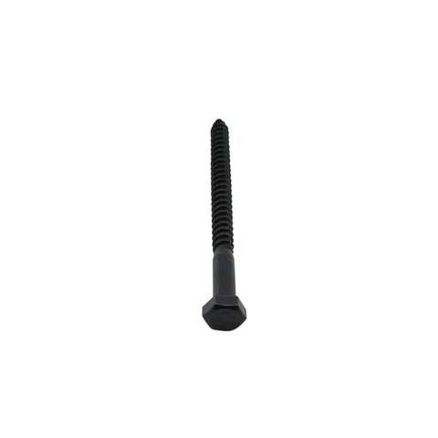 Rock Solid 5/16 Inch By 4 Inch Hex Head Lag Bolts Forged From Black Zinc Plated Steel To Stand Up To Weather And Wear Without Giving An Inch On Any Construction Project