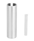 Premium Crank Shaft Sleeve Adapter Fits 3/4 Inch To 7/8 Inch Diameter Gas Engine Pulley Gear Box Conversion With 3/16 Step Key silver steel sleeve and key