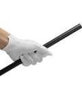 Hand holding Black ABS Plastic Round Rods 5mm X 1m High Strength Modeling Bar For DIY Projects Prototyping And Crafts With Tough As Nails Smooth Surface