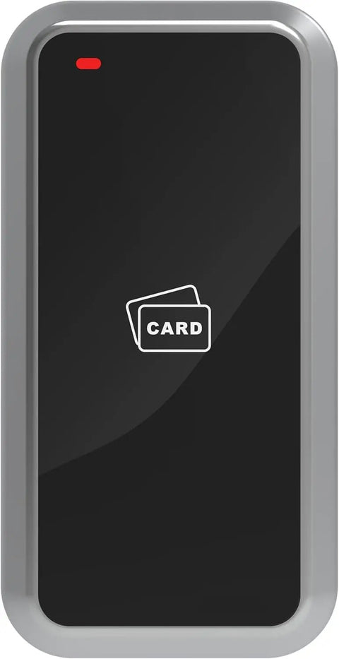 Wiegand Card Reader 125KHz RFID With 26 Bit Or 34 Bit Output Durable Metal Enclosure For Door Access Control Systems front view