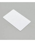 Top Shelf Waterproof Blank Inkjet Cards For Crisp Id Badges And Pro Business Cards Clean Matte White Finish shown lying flat.