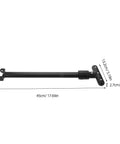 Beefy Adjustable Heavy Duty Wagon Cart Pull Handle From 18 To 27.6 Inches Telescoping Replacement Handle For Folding Carts Easy Install For Outdoor Camping Trolleys And Wagons, black metal, 45cm shown