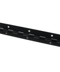 Heavy Duty Stainless Steel Piano Hinge Set Includes 6 Inch Metal Continuous Hinges for cabinet doors, sleek black finish.