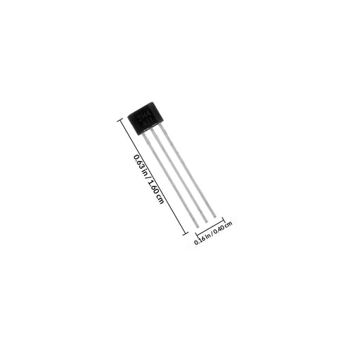 15 Piece Hall Effect Sensor Kit with Plug And Play Easy Install for Precise Current Measurement and Reliable Electrical Sensing in Industrial Control Applications, 3-pin sensor
