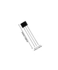 High Precision Hall Effect Sensor Kit With Alloy Construction For Industrial Control And Electronic Devices, Easy Install Replacement Hall Sensor With No Fuss Setup And Effortless Swap, 1.6 cm