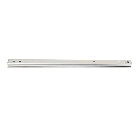 Rugged Three Fold Full Extension Drawer Slides Side Mount 400mm Ball Bearing Runners for cabinets zinc plated steel