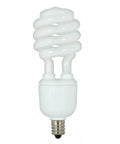 Single bulb from Six Pack 13W Mini Spiral CFL Light Bulbs 4100K Cool White E12 Candelabra Base 120V 82 CRI Energy Saving
