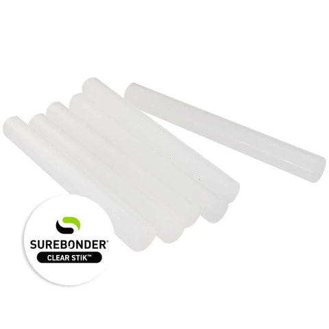 Dual Temp All Purpose Full Size Hot Glue Sticks For Crafts And DIY 0.43 By 4 Inches 225 Sticks In A 5 Lb Box Clear