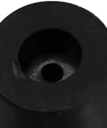 Close-up of a single piece from Set Of 30 Rubber Feet Conical Bumper Pads, 10mm Inner Diameter, 24mm By 20mm Base With 21mm Height