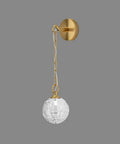 Top Shelf High Quality Brushed Brass Wall Sconce Paired With Frosted Glass Globe Led Bathroom And Bedroom Vanity Light Adjust Your Space With This Durable Fixture Dropping Real Modern Style, hanging design.