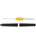 Double Ended Carp Bait Drill And Threading Tool With Protective Lids Pro Grade Stainless Steel And ABS Body Compact Portable Design For Boilies Pellets Paste Baits No Fuss Fishing Essentials, 12.5 cm