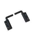 Zinc alloy L-shaped damping hinge, black, cabinet door hardware, 1 piece
