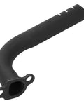 Side view of Beefed Up Header Exhaust Pipe Kit for Predator 212cc 196cc Non Hemi and GX160 GX200 engines in black steel.