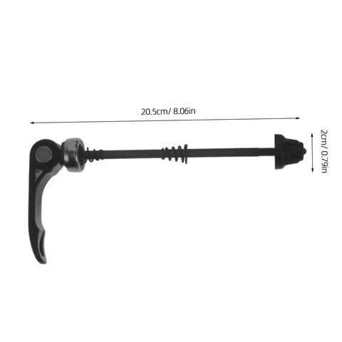 Side view of quick release fork bracket for Sturdy Aluminum Roof Rack Bike Carrier Mount With Quick Release Fork Bracket Built Tough For Easy Car Roof Transport Beefy Mountain Bike Luggage Rack Simple Installation And Secure Travel, 20.5cm length.