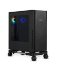 Computer Tower Stand With Adjustable Mobile CPU Holder And Rolling Caster Wheels, Premium PC Tower Stand For Floor Carpet
