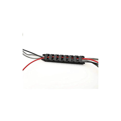 39.3 Inch Drag Chain Cable Carrier For CNC Router Mill And 3D Printer R18 Radius 10x20mm Inner Size Black Plastic