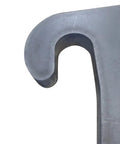 Close-up of steel top hook from 1 Pair Blank 418 Quick Attachments For Loader Mounts With 4 Wear Ears For Top Hook Built Tough Made In The USA