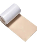 Roll of beige repair tape for outdoor gear tent patch up 3x80 inch quick fix waterproof no sew required works on tents jackets.