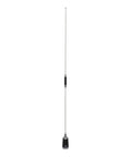 150-Watt Pretuned Dual-Band VHF UHF Amateur Radio Antenna with NMO Mounting, 37.5-Inch Stainless Steel Whip, Chrome-Plated Brass Base