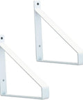 Invisible Shelf Brackets Legit Heavy Duty Floating Wall Mount Supports Rust Proof Metal Corner Braces with smooth matte finish