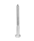 Stainless Steel Half Thread Hex Lag Screw, Self-Tapping Wood Screw A2-70, DIY Carpentry, for Wooden Structures, M8x80mm