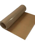 Heavy Duty Nonstick PTFE Teflon Craft Sheet Roll 39 Inch By 5 Yard 5 Mil Thick Reusable Ironing And Craft Mat Protects Your Iron For Applique And DIY Crafts Brown, unrolled view