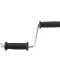 Knockout Sixteen Millimeter Drain Snake Cable for Toilet and Sink Clog Removal, heavy duty handle attachment for ease of use.