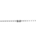 MGN12H Black Miniature Linear Rail Guide 12mm Width with Slide Block, Compact Rail System, top view, 500mm length