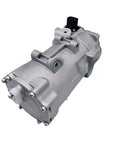 EV Air Conditioner Compressor And Cooling Pump For Baic EU5 EU260 EX360 EU400 with silver metallic finish and mounted plug.