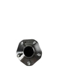 Straight Up Premium Front Wheel Bearing Hub Assembly Compatible With Tesla Model 3 And Model Y 2017 To 2025 Oem 104412200E top view showing bolt holes and smooth surface.