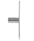 Side view of Glass Door Pivot Hinge Rock Solid Stainless Steel Door Hardware for Bedroom and Living Room Durable Floor Pivot Hinge