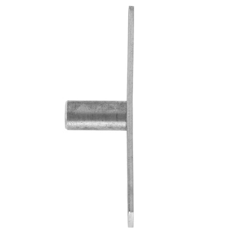 Side view of Glass Door Pivot Hinge Rock Solid Stainless Steel Door Hardware for Bedroom and Living Room Durable Floor Pivot Hinge