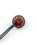 Close-up of 4 Pack 1202.5 Brushless Motors For Crux3 Drones Featuring 6400KV To 11000KV Options, showcasing wiring and internal components.