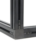 4 Pack Black 4040 Series 3-Way End Corner Bracket With M6 Screws For 8mm Slot T-Slot Aluminum Extrusion Profiles in frame build