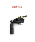 Knockout Precision Aluminum Router Fence With Quick Grip Flip Stop And Pro Miter Gauge Angle Measuring Ruler For Straight Shot Woodworking 450 To 800 Millimeters Left Side Heavy Duty Build right stop component