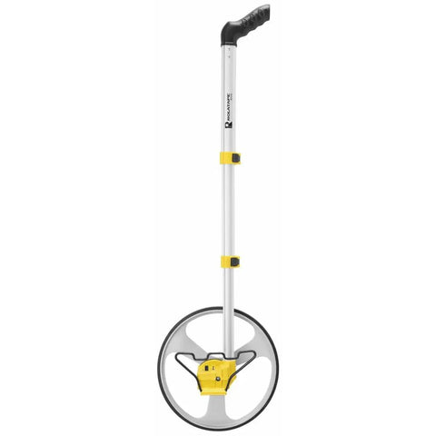 Rolatape RT312 12.5 Inch Aluminum Measuring Wheel Built To Last With Lightweight Durable Design For Landscaping And Construction, Ergonomic Pistol Grip, Yellow Great For Yards And Job Sites